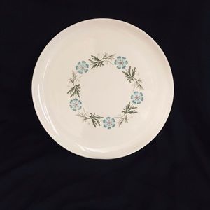 Vintage Floral Serving Plate